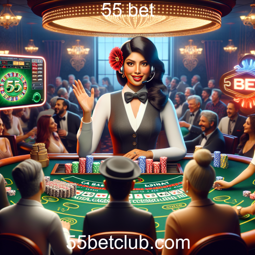 Descubra a Emoção do Cassino Ao Vivo no 55 Bet